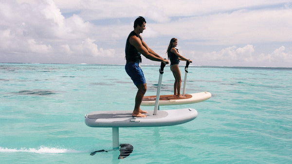 Eco friendly water transport on Flitescooter